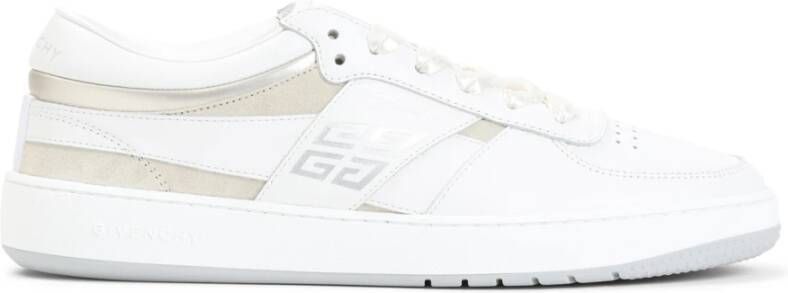 Givenchy Witte Leren Sneakers voor Vrouwen White Dames