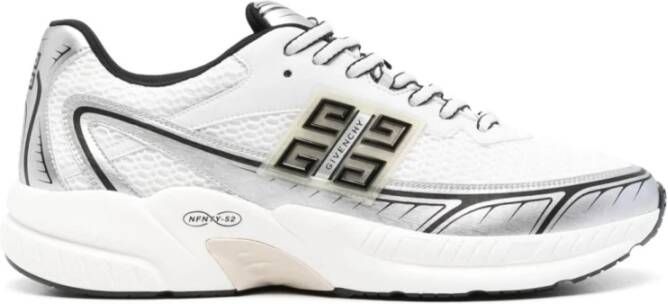 Givenchy Lage Top Runners in Wit Zilver White Heren