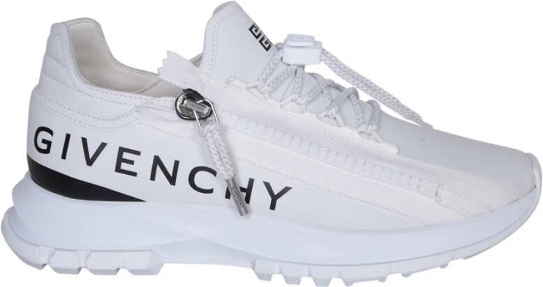 Givenchy Witte Sneakers Lichtgewicht 4G Rits White Dames