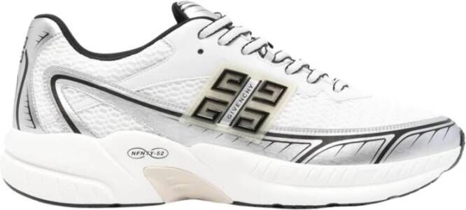 Givenchy Lage Top Runners in Wit Zilver White Heren