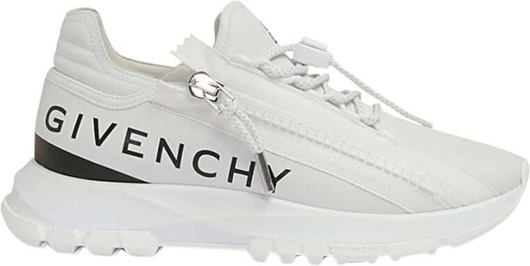 Givenchy Sneakers Spectre Runner Sneaker In Leather With Zip in wit