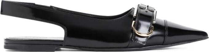 Givenchy Zwarte Ballerina's met Enkelband Black Dames