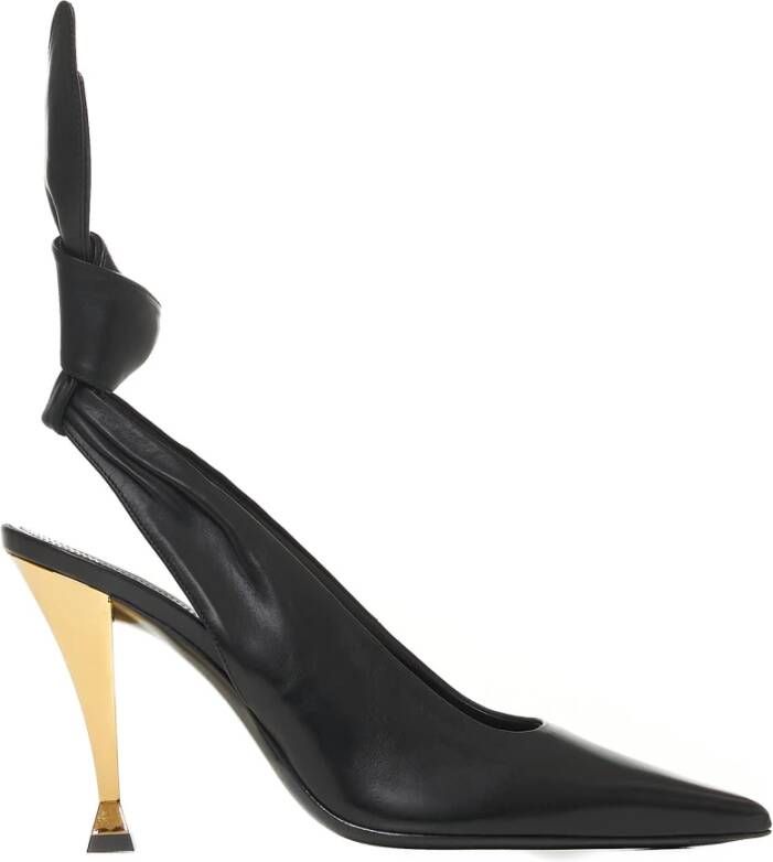 Givenchy Zwarte Boog Slingback Pumps Black Dames