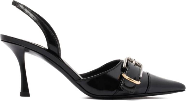 Givenchy Zwarte Decollete Voyou Sandalen Black Dames