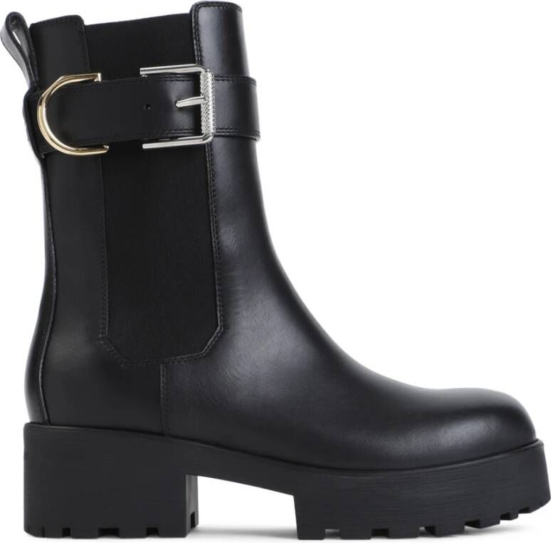 Givenchy Zwarte Enkellaarsjes met 5cm Hak Black Dames