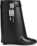 Givenchy Zwarte Enkellaarsjes met 9cm Hak Black Dames - Thumbnail 1