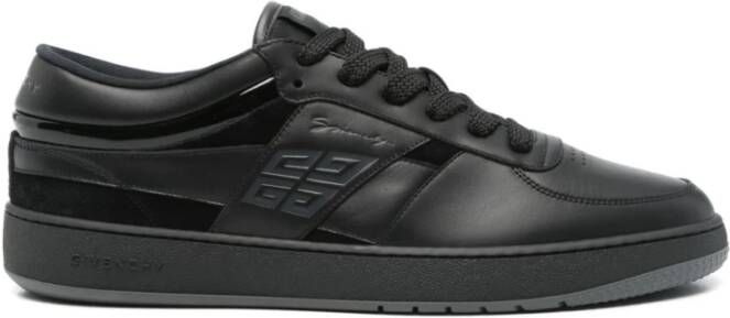 Givenchy Zwarte lage suède sneakers Black Heren