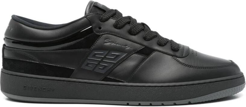 Givenchy Zwarte Leren Sneakers Lente-Zomer 2025 Black Heren