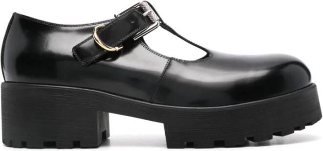 Givenchy Zwarte platte schoenen met gespsluiting Black Dames