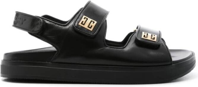 Givenchy Zwarte sandalen met 4G-motiefontwerp Black Dames