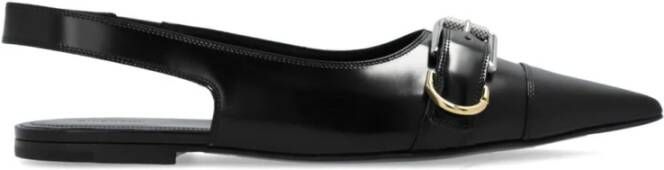 Givenchy Zwarte Slingback Platte Schoenen Black Dames