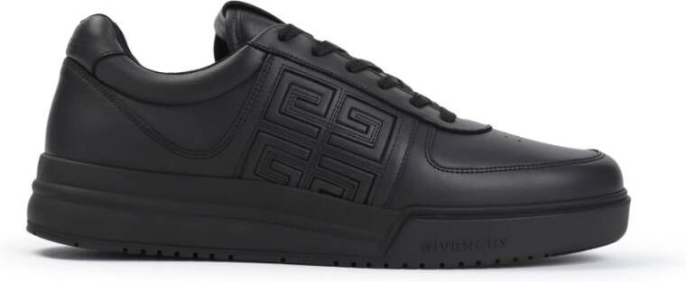 Givenchy Zwarte Sneakers Low-Top G4 Stijl Black Heren