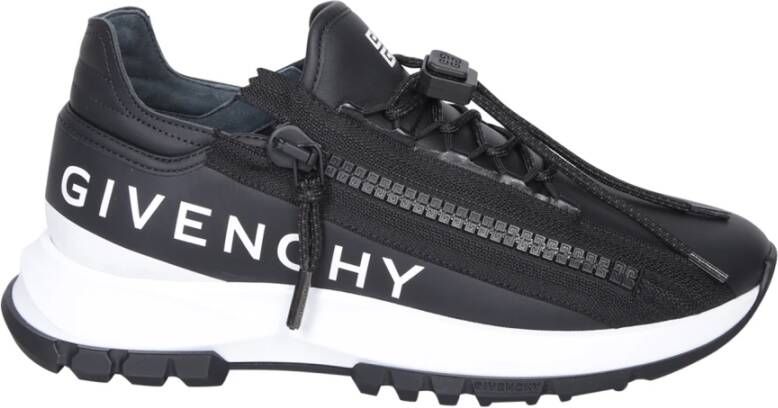 Givenchy Zwarte Sneakers met 4G Rits Black Dames