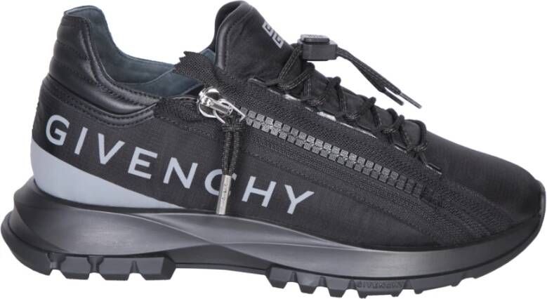 Givenchy Zwarte Sneakers met 4G Trekkoord Black Heren