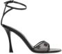 Givenchy Zwarte Transparante 4G Plumetis Sandalen Black Dames - Thumbnail 1