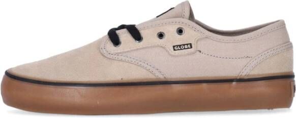 Globe Sesame Skate Schoenen Vetersluiting Vulcanized Brown Heren