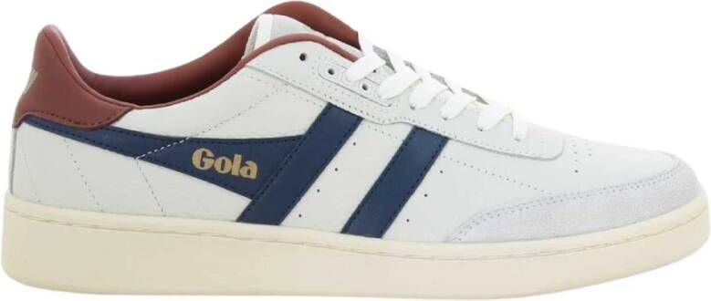 Gola Blauw Leren Contact Schoenen Multicolor Heren