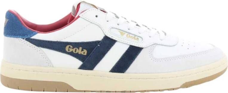 Gola Blauwe Hawk Sneakers Upgrade Moderne Man White Heren