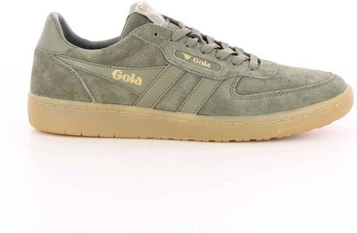 Gola Hawk Suede Herenschoenen Khaki Green Heren