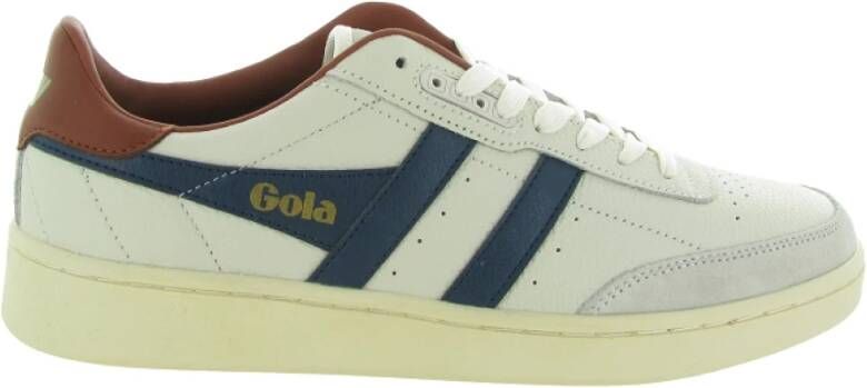 Gola Leren Contact Harrier Schoenen Beige Heren