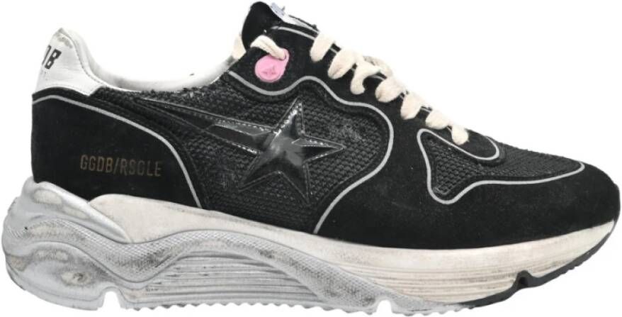 Golden Goose 3D Ster Zwart Wit Hardloopschoenen Black Dames