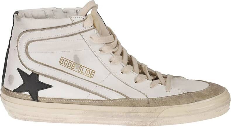 Golden Goose Alte Slide Leren Sneakers voor Heren Wit Heren