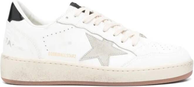 Golden Goose Ball Star Leren Sneakers White Heren