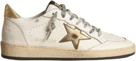 Golden Goose Ball Star Leren Sneakers Yellow Dames