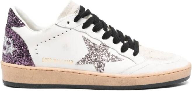 Golden Goose Ball Star Suède Leren Sneakers White Dames