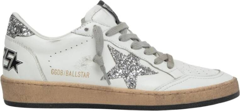 Golden Goose Ball Star Wit Leren Sneakers Wit Dames