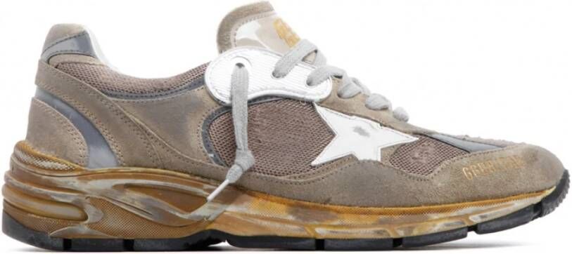 Golden Goose Beige Dad Star Chunky Sneakers Multicolor Heren