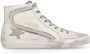 Golden Goose Beige Leren Hoge Sneakers Beige Dames - Thumbnail 1