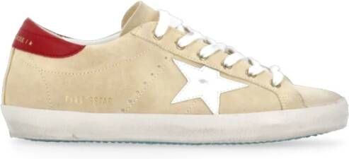 Golden Goose Beige Suède Leren Sneakers Vrouw Beige Dames