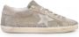 Golden Goose Beige suède sneakers met glitterstrip Gray Dames - Thumbnail 1