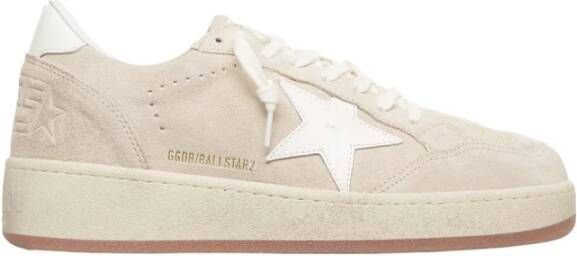 Golden Goose Beige Suède Sneakers Stijlvol Ontwerp Beige Dames