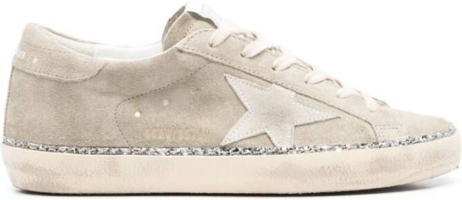 Golden Goose Beige Veterschoenen Sneakers Gray Dames