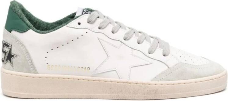 Golden Goose Sneakers van gebruikt-effect leer met contrasterende details White Heren