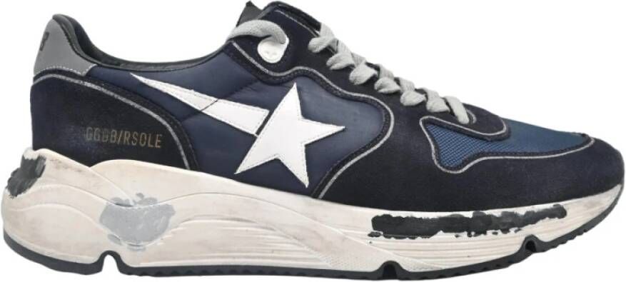 Golden Goose Blauw Marine Hardloopsneakers Blue Heren