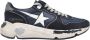 Golden Goose Blauw Marine Hardloopsneakers Blue Heren - Thumbnail 1