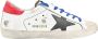 Golden Goose Blauw Rood Glitter Wit Superstar Sneakers White Dames - Thumbnail 1