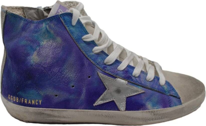 Golden Goose Blauwe Francy Sneakers Blue Dames