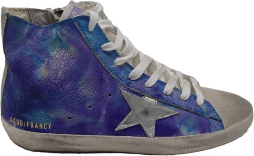 Golden Goose Blauwe Francy Sneakers Blue Heren