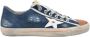 Golden Goose Blauwe Jeans Witte Ster Sneakers Blue Dames - Thumbnail 1