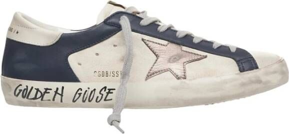 Golden Goose Blauwe Sneakers Dubbel Kwartaal Stijl Multicolor Heren