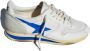 Golden Goose Blauwe Ster Leren Sneakers White Dames - Thumbnail 1