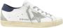 Golden Goose Blauwe Super-Star Sneakers Handgemaakt in Italië White Heren - Thumbnail 1