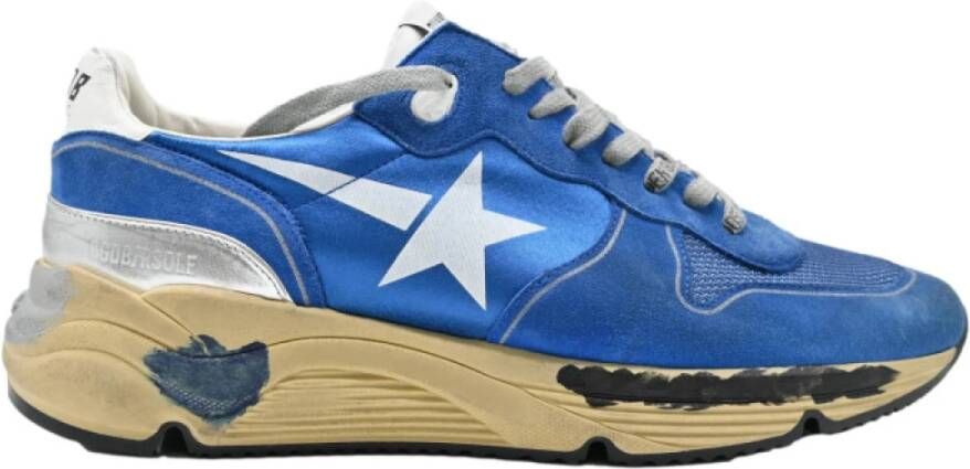 Golden Goose Blauwe Zee Hardloopschoenen Blue Dames