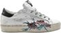 Golden Goose Bloemen Hi-Star Sneakers White Heren - Thumbnail 1