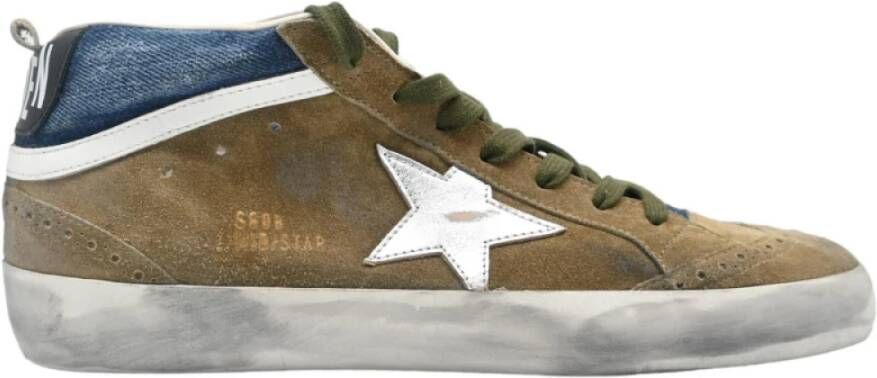 Golden Goose Bruin en Jeans Midstar Sneakers Brown Heren