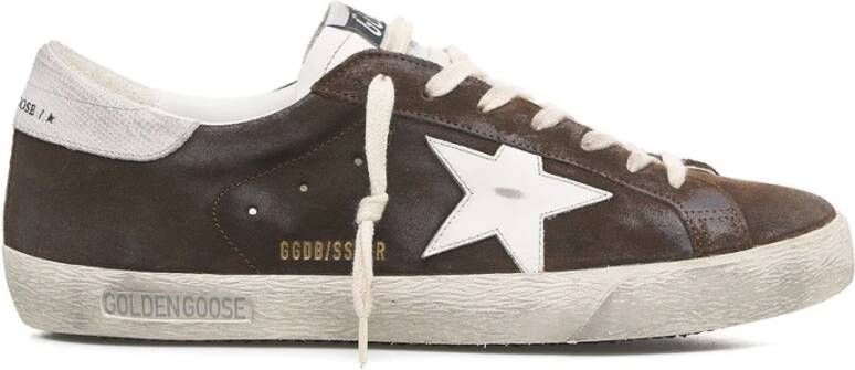 Golden Goose Bruine klassieke sneakers voor heren Brown Heren